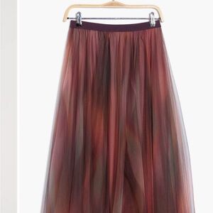 DR2 Multicolor Maxi Tulle Skirt